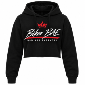 Biker BAE Women’s Crown Crop Hoodie